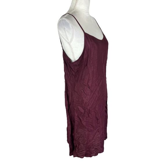 Sundance Poiret Lace Dress Wineberry Red Long Sleeve with Slip Size 16 NEW - Picture 7 of 12